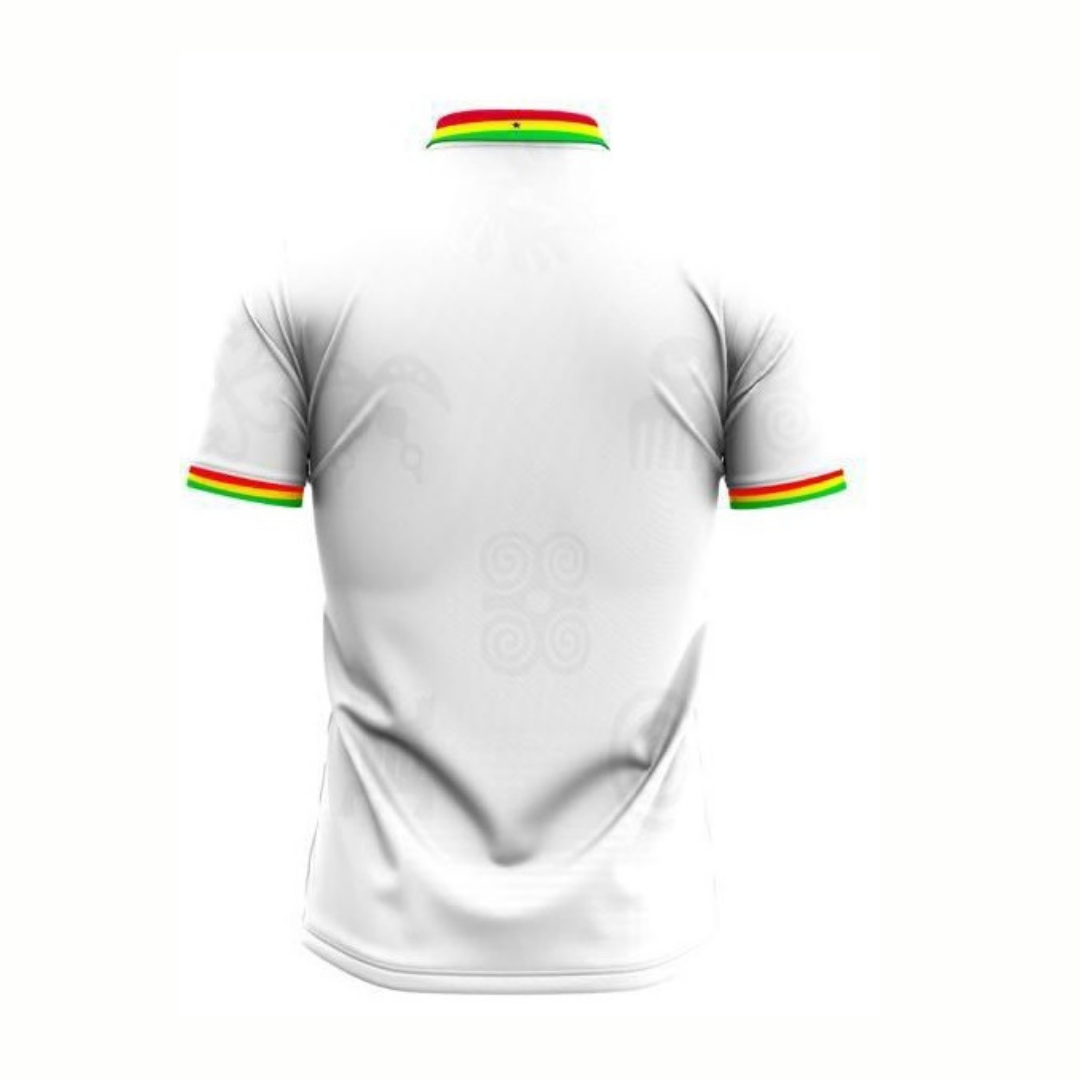 Ghana Jersey X Adinkra (White)